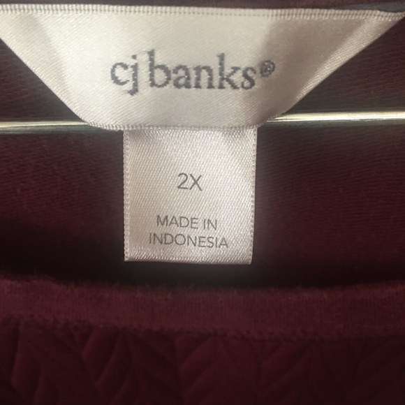 CJ Banks 2X Casual Pullover Sweatshirt/Sweater - Picture 4 of 6